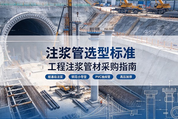 和龙注浆管选型标准