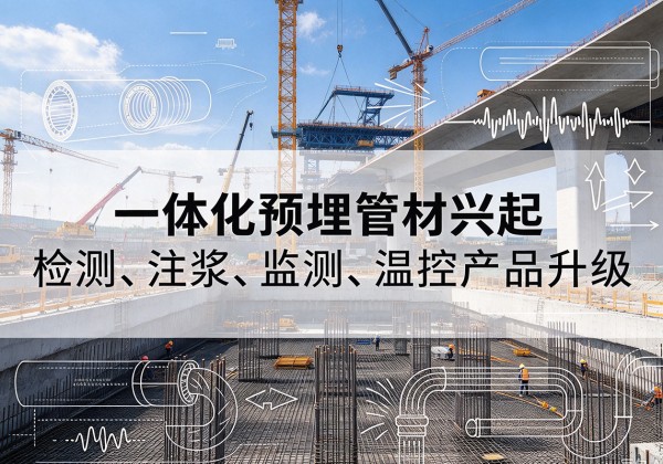 和龙一体化管材产品兴起，声测注浆一体管、多功能预埋管应用增多