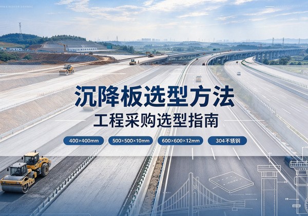 和龙沉降板选择方法
